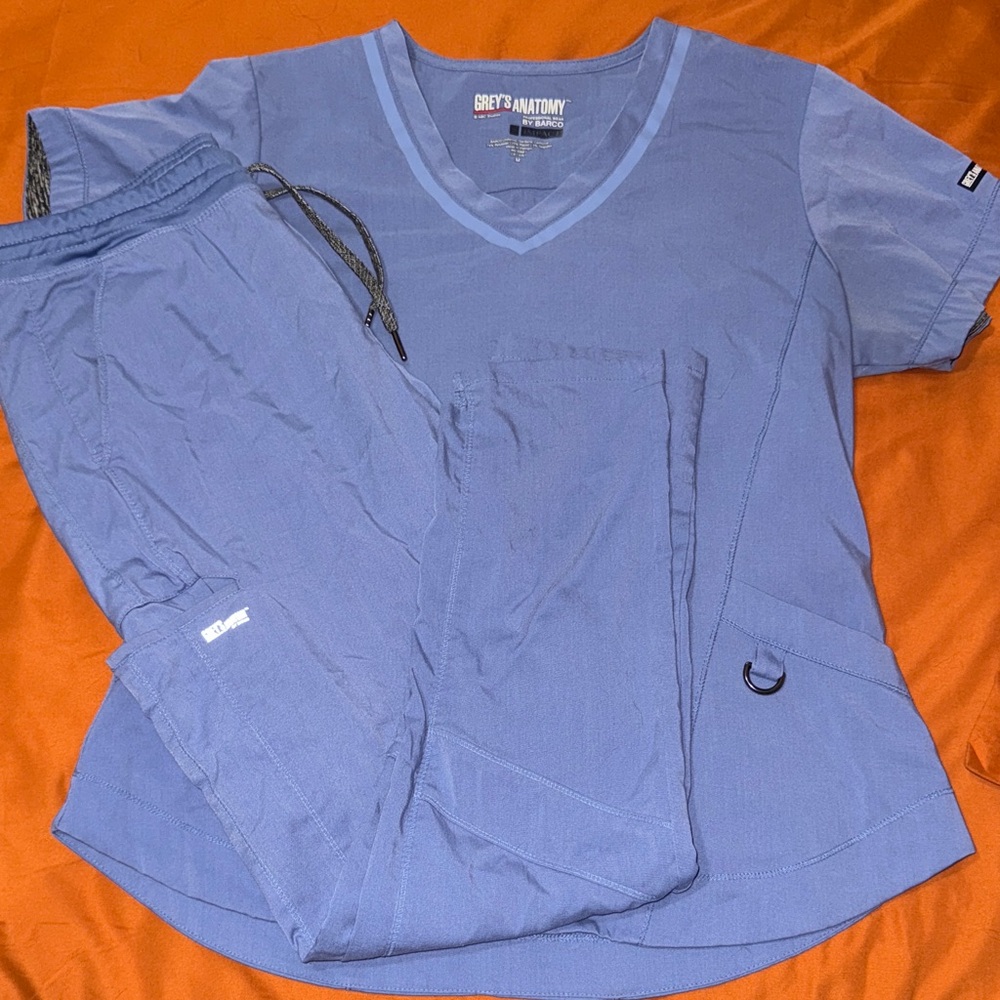 Grey's Anatomy Periwinkle Scrub Ensemble